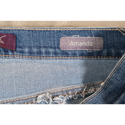 Gloria Vanderbilt Jeans Womens 12 Short Amanda Stretch Straight Leg Denim Pants