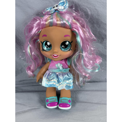 Mermaid Theme Fashion Doll Pastel Pink Hair Glitter Eyes Octopus Bow Shoes Cute