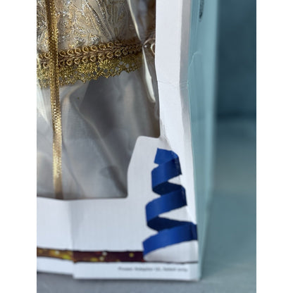 GE StayBright 14" Angel Off-white/gold White Christmas Capiz Tree Topper 11 LED