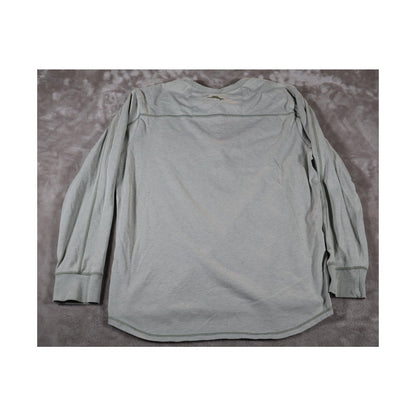Tommy Bahama Shirt Mens Small Gray IslandZone Long Sleeve Henley Pocket Pullover