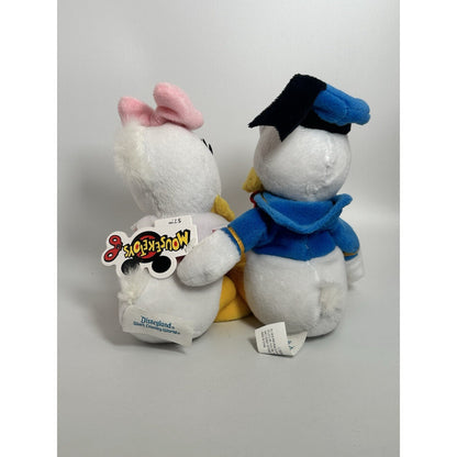 Donald Duck & Daisy 8” Bean Bag plush Mouseketoys New With Tags Vintage Disney