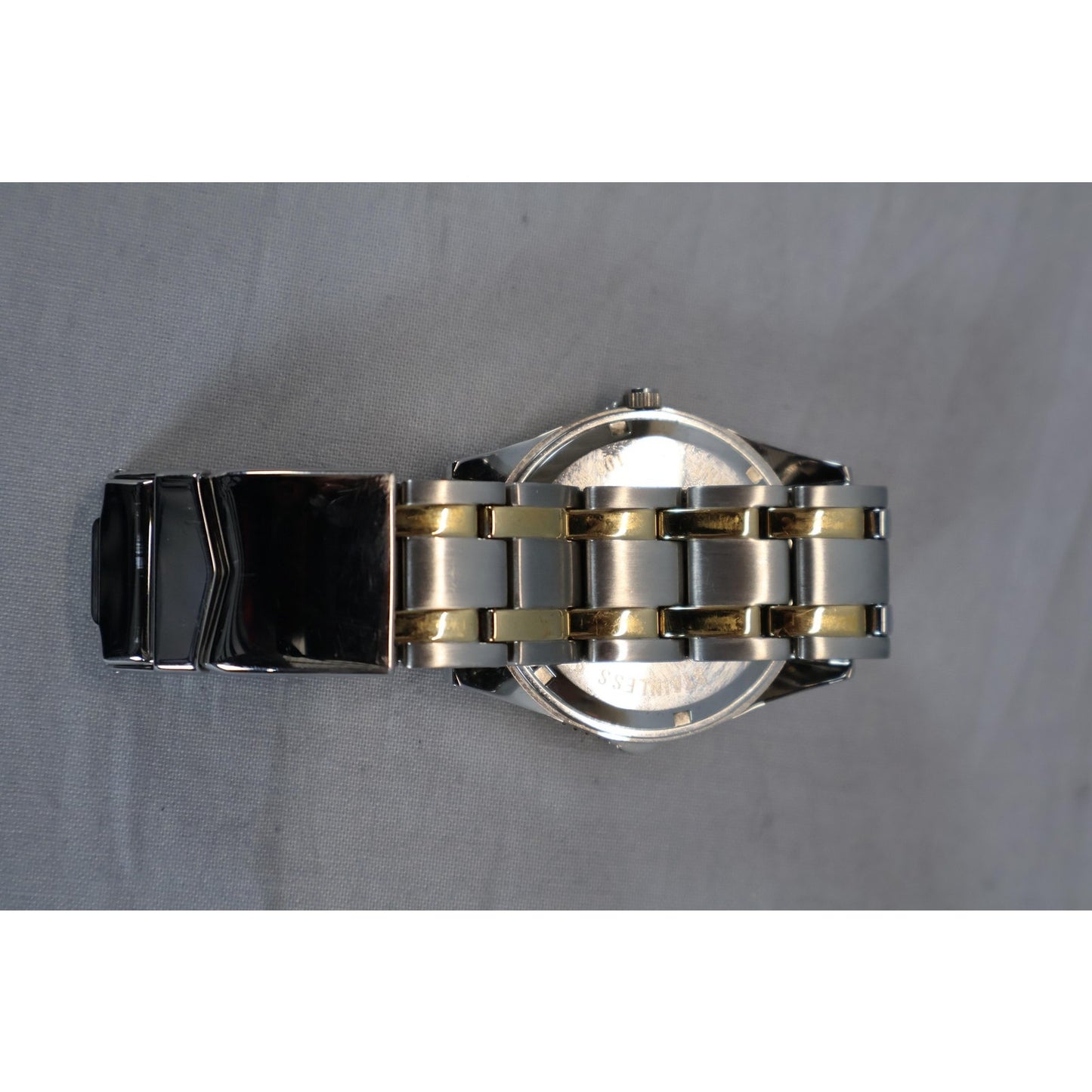 Danbury Mint NFL Watch Mens Gold Silver Stainless Steel Water Resistant 100M Box