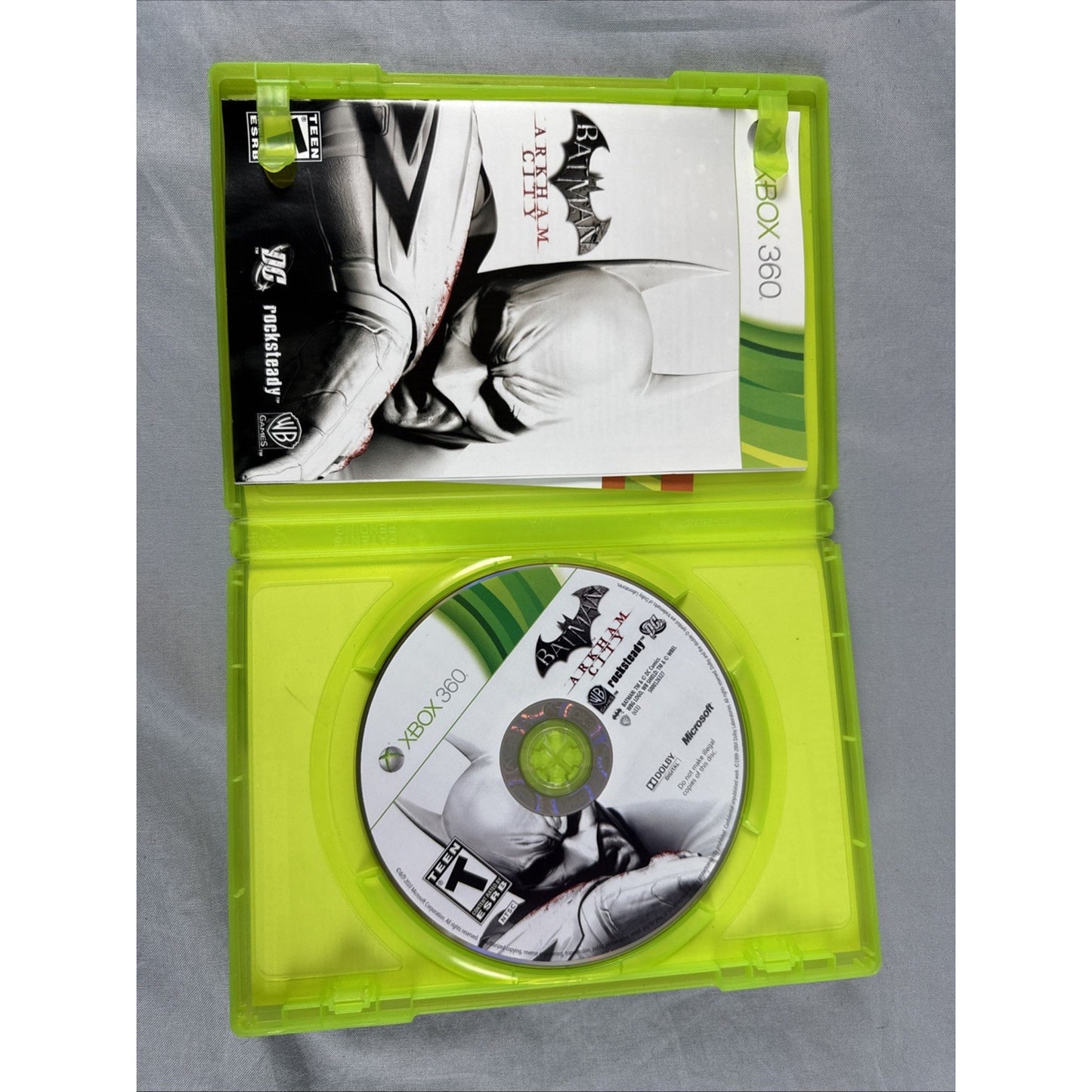 Batman: Arkham City (Microsoft Xbox 360, 2011) Complete