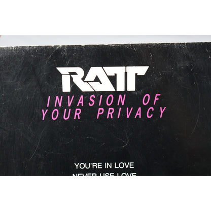 Vintage Ratt Invasion Of Your Privacy Guitar Tab Book Hal Leonard 1980s Songbook