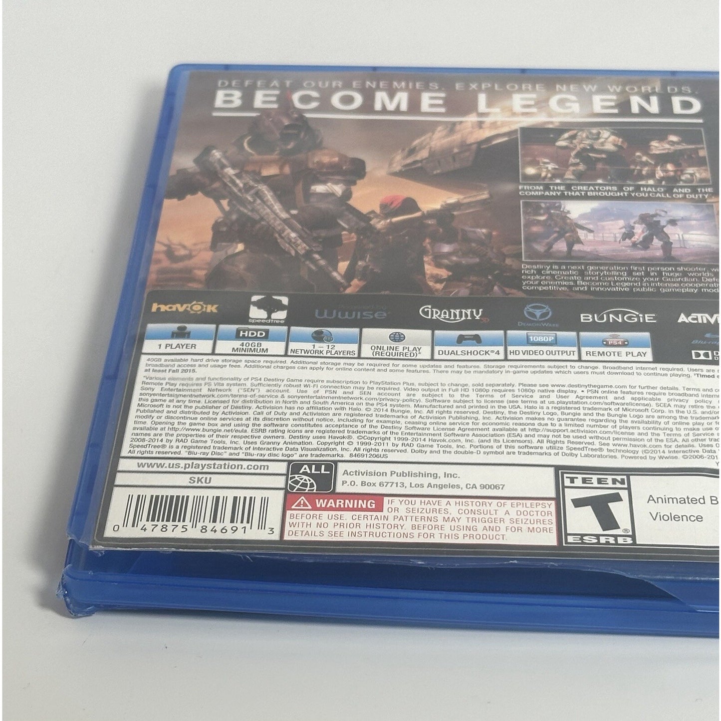 Destiny - PlayStation 4 Game - Great Condition!