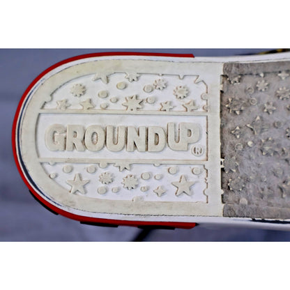 Ground Up Shoes Kids Size 5 Red Pokemon Slip On Poke Ball Pikachu Bulbasaur