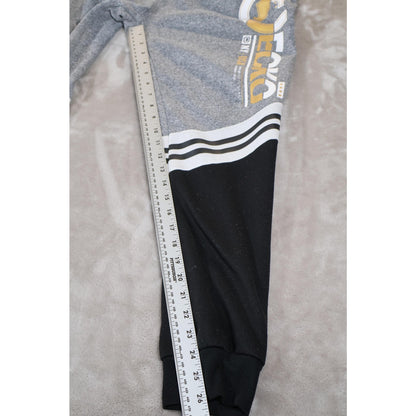 Ecko Unltd Pants Mens Small Gray Black Joggers Sweatpants Streetwear Logo