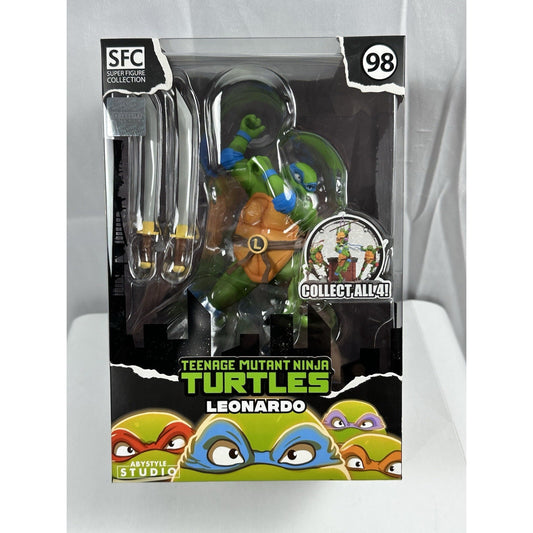 TMNT Leonardo 8.2" SFC Figure ABYstyle Studio 2024 – Official PVC Statue NIB