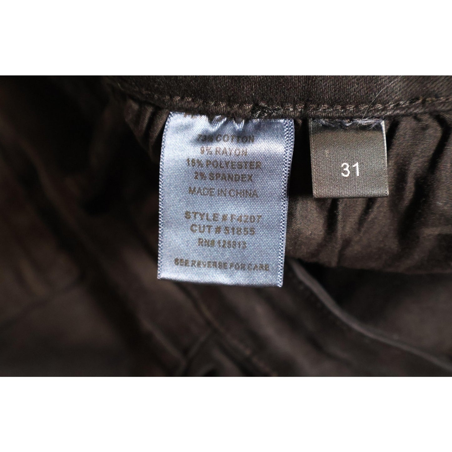 Flying Monkey Jeans Womens 31 Black Stretch Denim Skinny Pants Style F4207