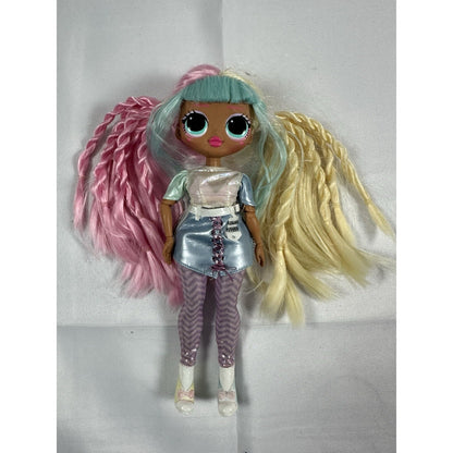 2019 Mga LOL Surprise OMG Candylicious Doll Pink, Teal Blue, Blonde Hair Used