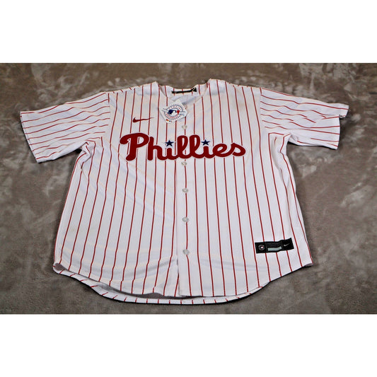 Philadelphia Phillies Jersey Mens Large MLB Baseball Bryce Harper 3 Nike Shirt