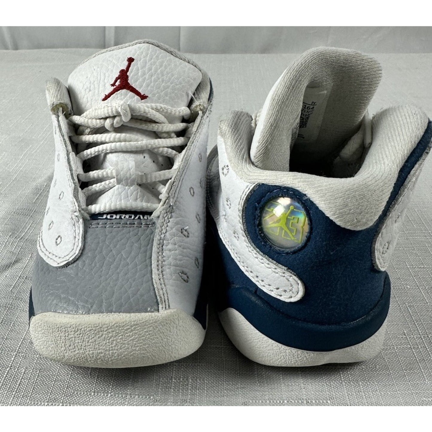 Pre Owned Nike Boys Air Jordan 13 White Basketball Shoes DJ3003-164 Size 7C Y