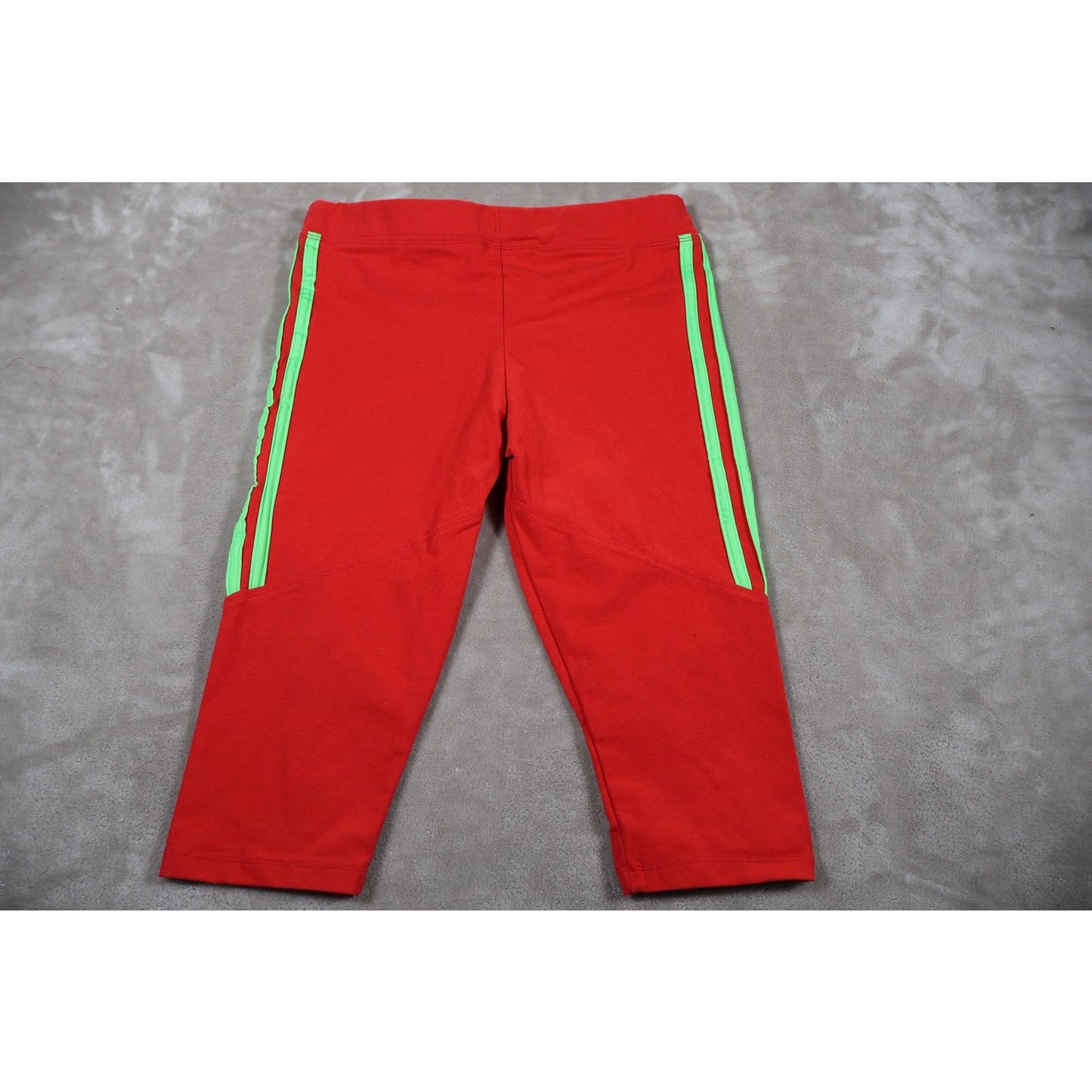 Adidas Tracksuit Boys Red Green Stripe Hoodie Joggers Athletic Set 2 Piece