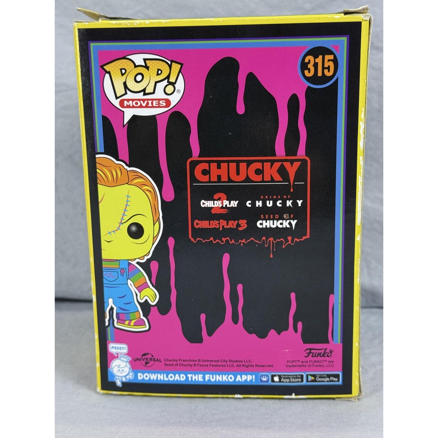 Funko Pop Chucky 315 Entertainment Earth Exclusive Bride of Chucky Figure Movies