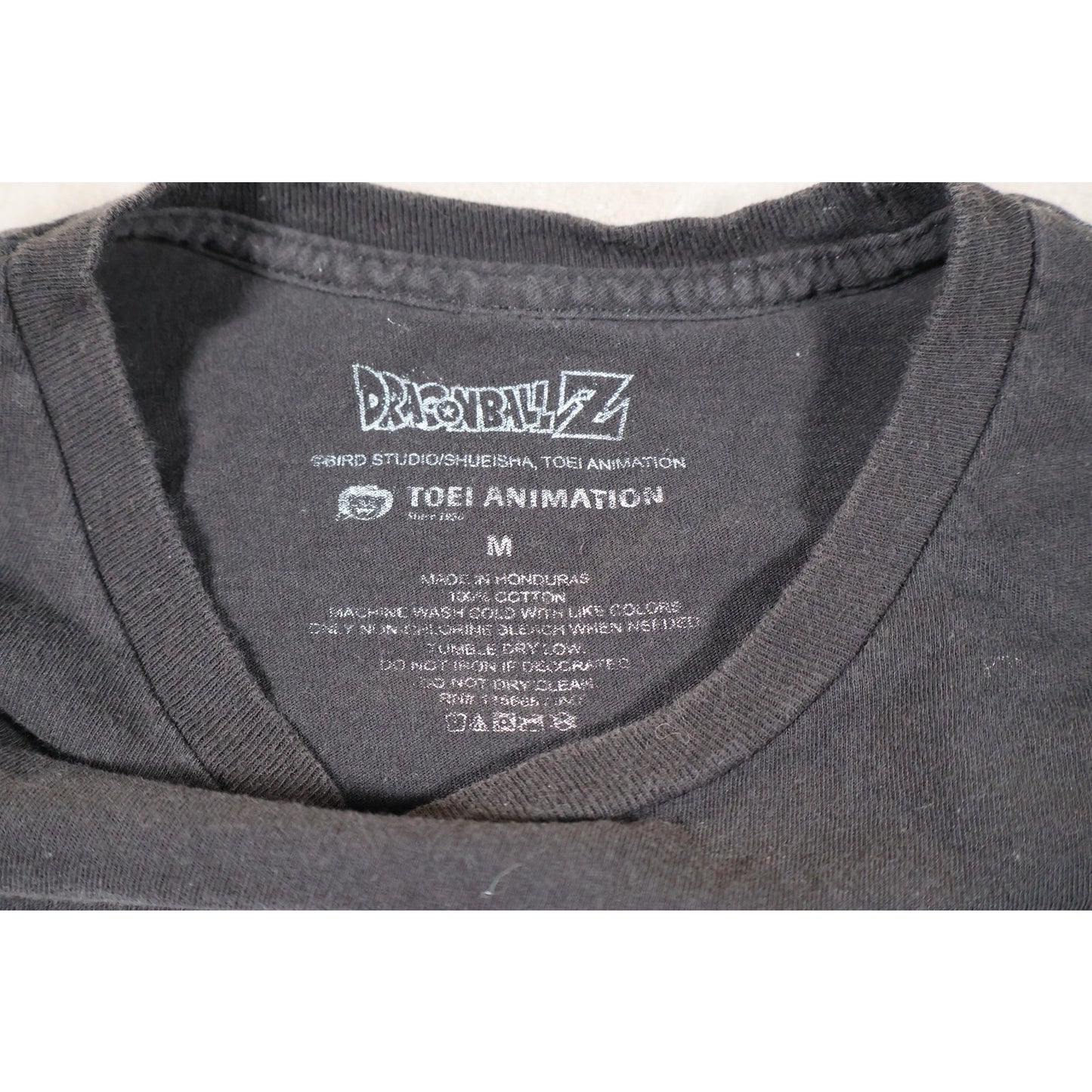 Dragon Ball Z Vegeta Shirt Mens Medium Anime Graphic Tee Toei Animation DBZ