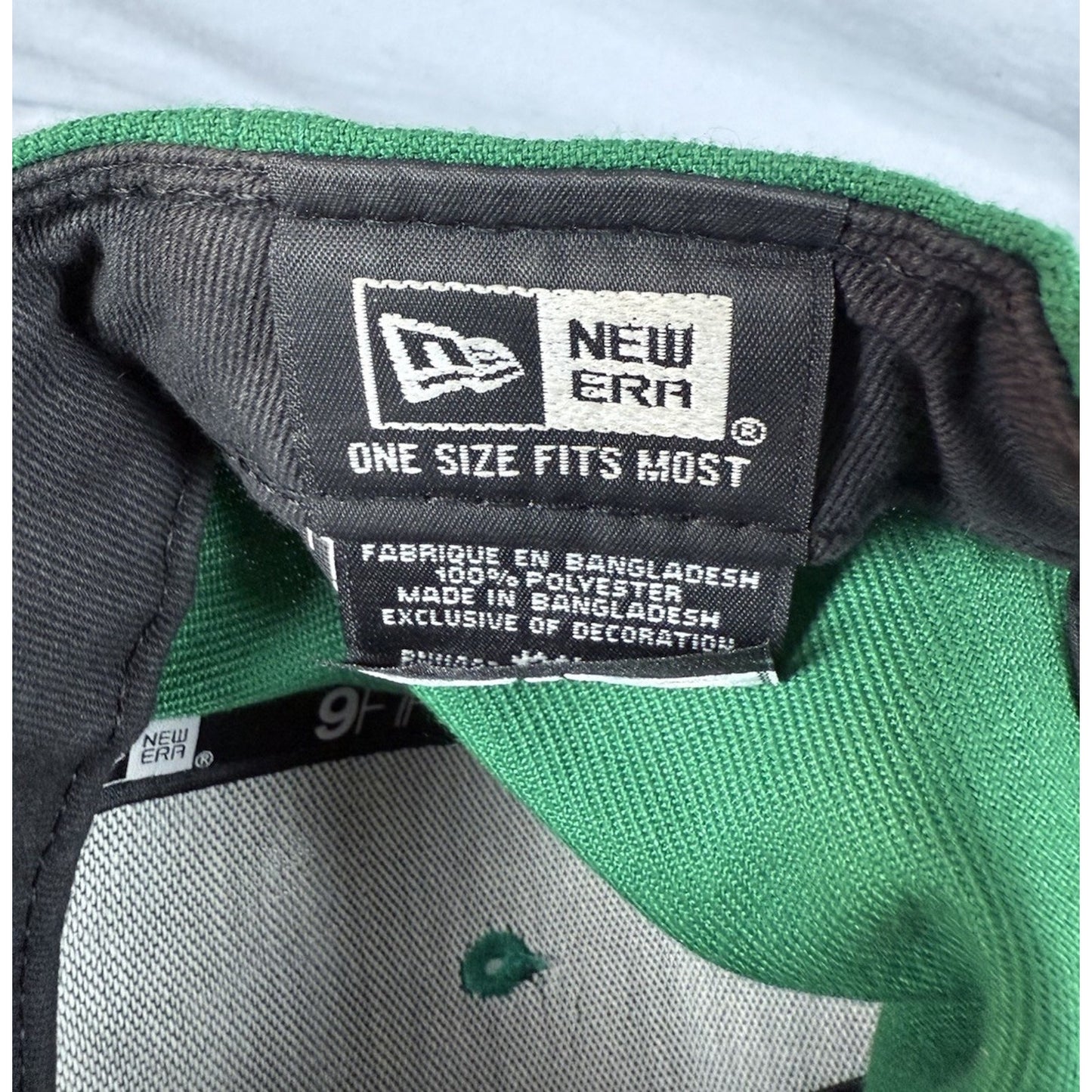 New Era 9Fifty Men Cap Boston Celtics Basic Green Strapback Hat