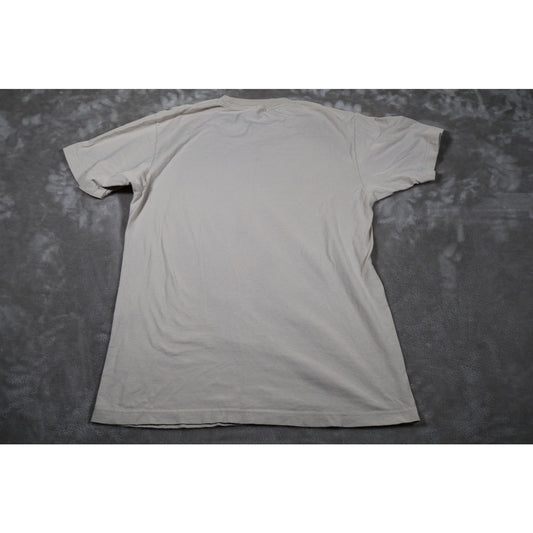 Dragon Ball Super Son Goku Shirt Mens Medium Beige Anime Graphic Tee 2022 Toei
