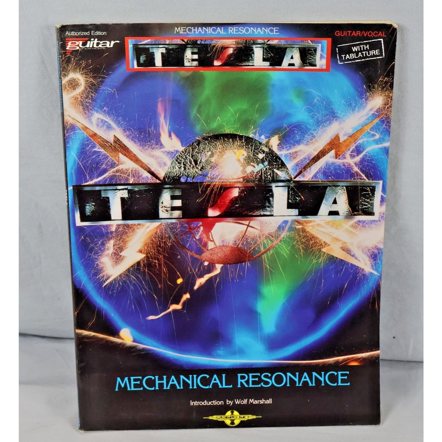 Vintage Tesla Mechanical Resonance Guitar Songbook Wolf Marshall 1986 Band