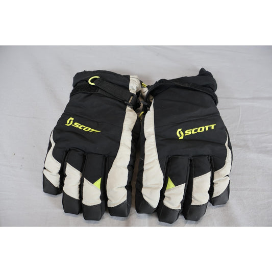 Scott Winter Gloves Large L/9 Black Insulated Ski Snowboard Waterproof Mens