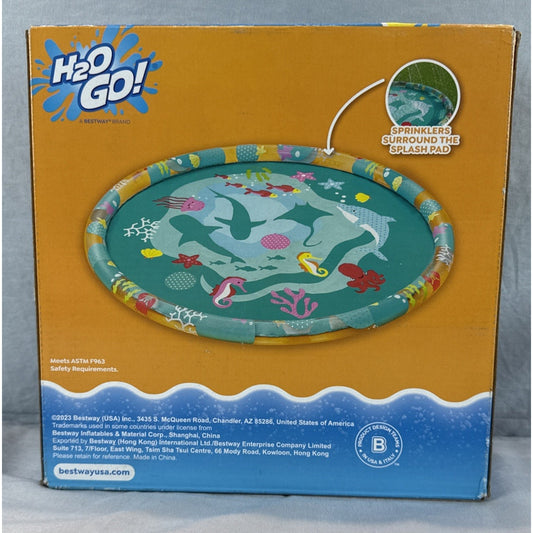 Bestway H2OGo! Underwater Splash Pad: 65in/1.65m Water Play Sprinkler, Ages 2+