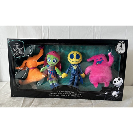 Disney Nightmare Before Christmas Plush Set - NEW