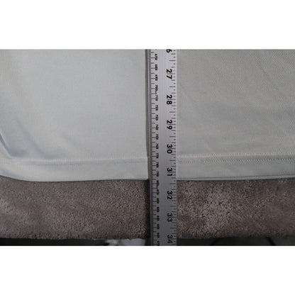 Travis Mathew Polo Shirt Mens 2XL Blue Gray Colorblock Golf Athletic Performance