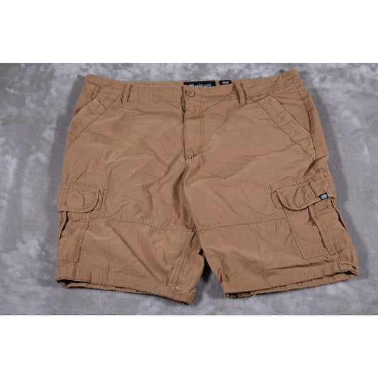 Ecko Unltd Shorts Mens 38 Brown Cargo Pockets Ripstop Outdoor Skate Hip Hop