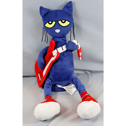 Pete the Cat Plush Doll Guitar Red Shoes 16" MerryMakers Stuffed Animal 2010