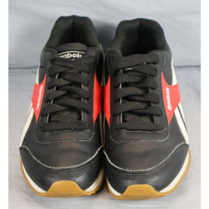 Reebok Shoes Mens Size 4.5 Black Red White Classic Jogger Gum Sole Sneaker Retro