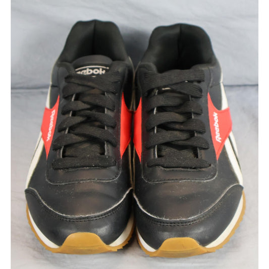 Reebok Shoes Mens Size 4.5 Black Red White Classic Jogger Gum Sole Sneaker Retro