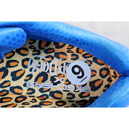 Skechers Dr Bombay Shoes Mens Size 9 Blue Snoop Dogg Collab Leopard Laces