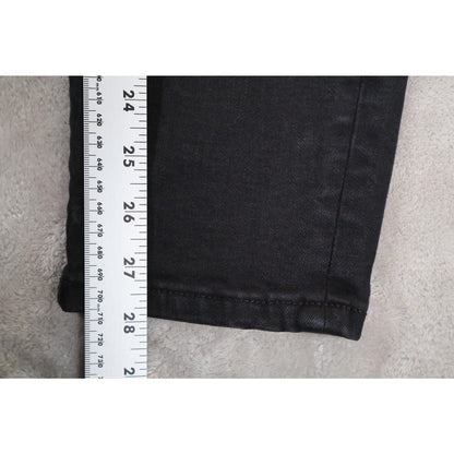 Flying Monkey Jeans Womens 31 Black Stretch Denim Skinny Pants Style F4207