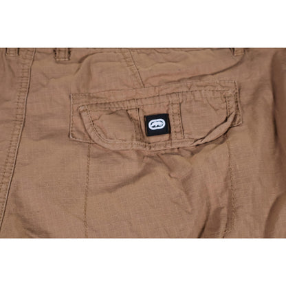 Ecko Unltd Shorts Mens 38 Brown Cargo Pockets Ripstop Outdoor Skate Hip Hop