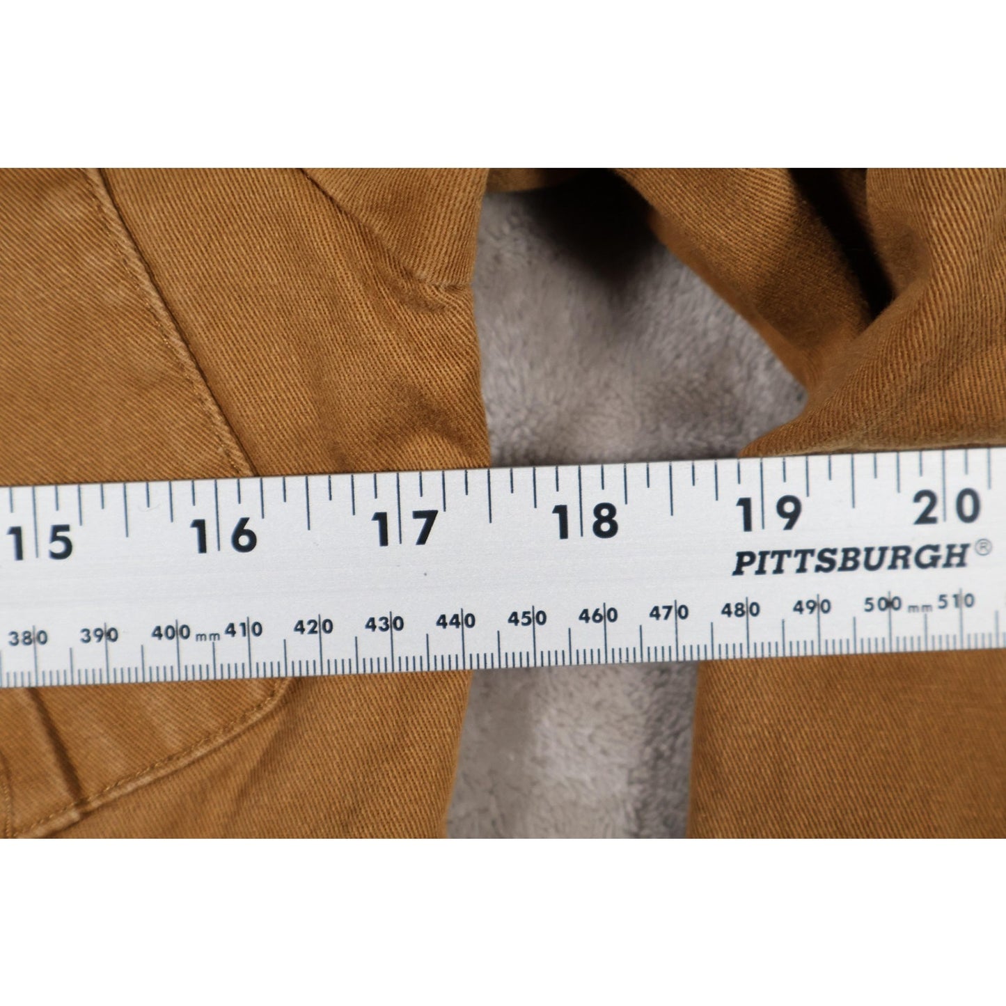 Wenven Jacket Mens Medium Brown Hooded Workwear Utility Cotton Canvas Pockets
