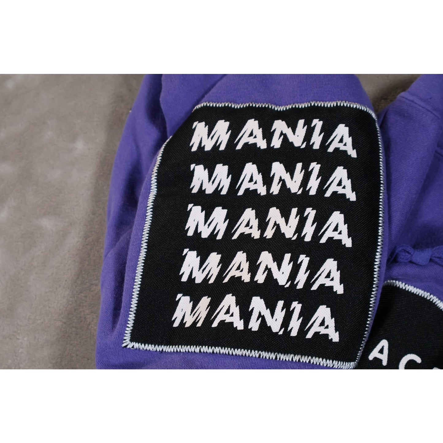 Fall Out Boy Hoodie Mens Small Purple Young & Menace MANIA Album Tour Pullover
