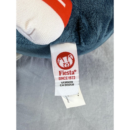 Fiesta Chuck E. Cheese Gumball Plush 8.5in Round Mouse Stuffed Animal Toy Gray