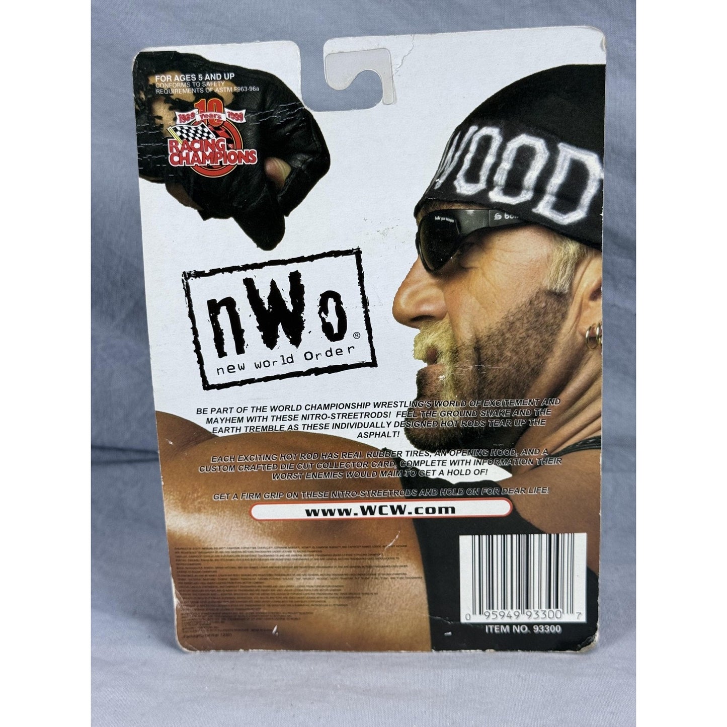 Vintage Racing Champions WCW nWo Hollywood Hogan Nitro Streetrods 1:64 Diecast