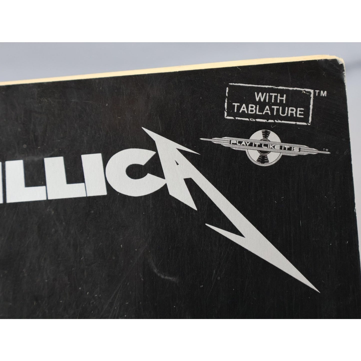 Vintage 1991 Metallica Black Album Guitar Tab Book Cherry Lane Music Songbook