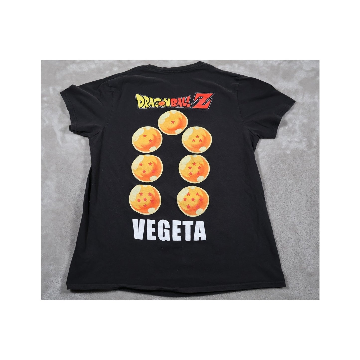 Dragon Ball Z Vegeta Shirt Mens Medium Anime Graphic Tee Toei Animation DBZ
