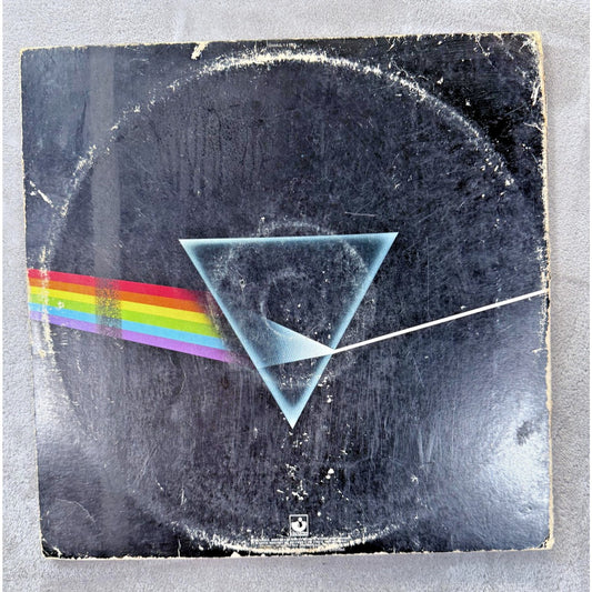 Vintage Pink Floyd Vinyl Record Dark Side Of The Moon Harvest Gatefold LP Stereo