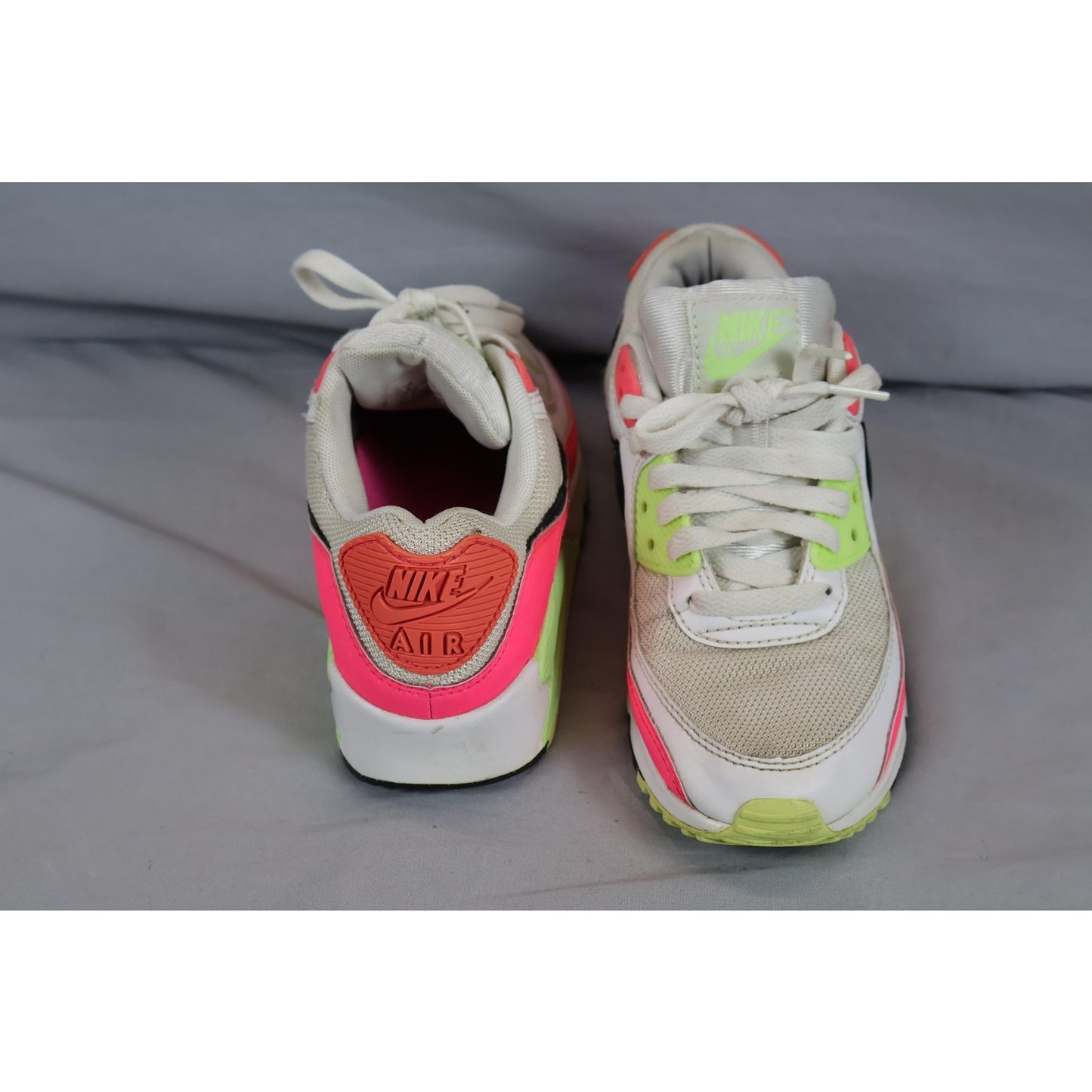 Nike Air Max 90 Shoes Womens Size 6 CT1030-100 Running Athletic Sneakers