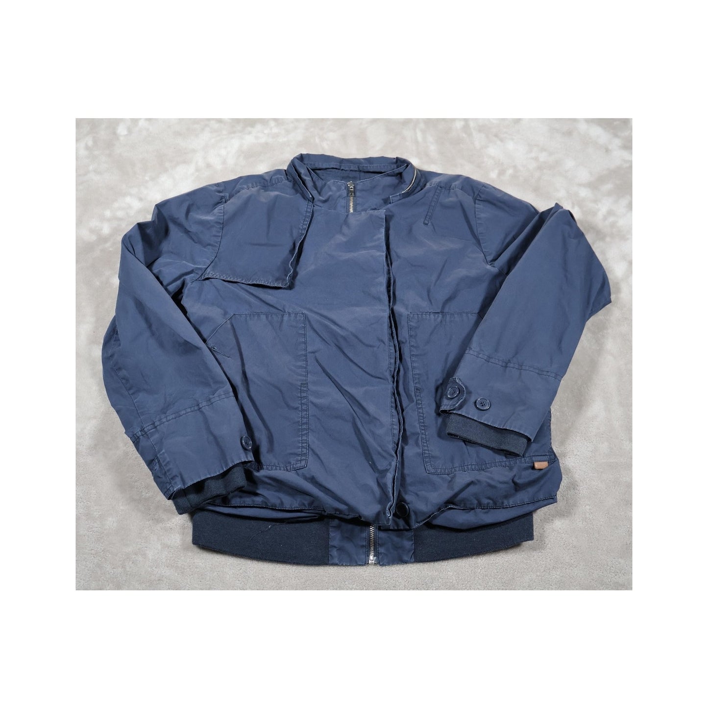 Lacoste Jacket Mens Medium Lightweight Bomber Windbreaker Zip 38 Casual