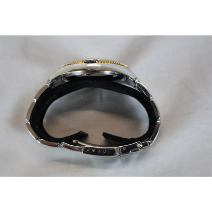 Danbury Mint NFL Watch Mens Gold Silver Stainless Steel Water Resistant 100M Box