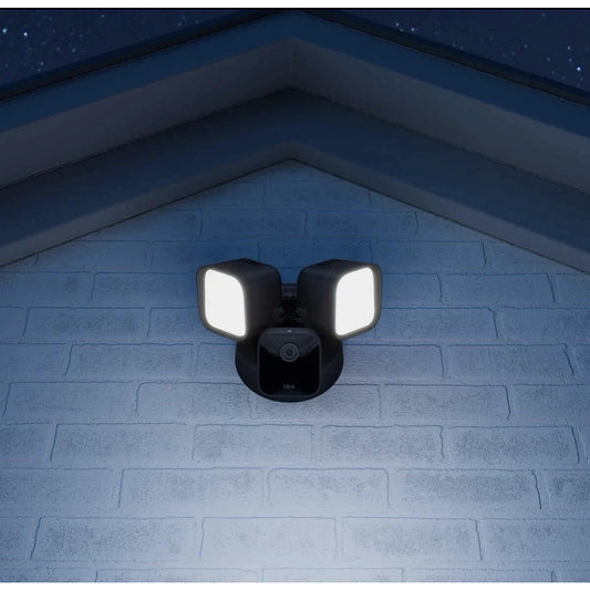 Blink Wired Floodlight Camera LED Security 2600 Lumens Motion Alexa Siren New