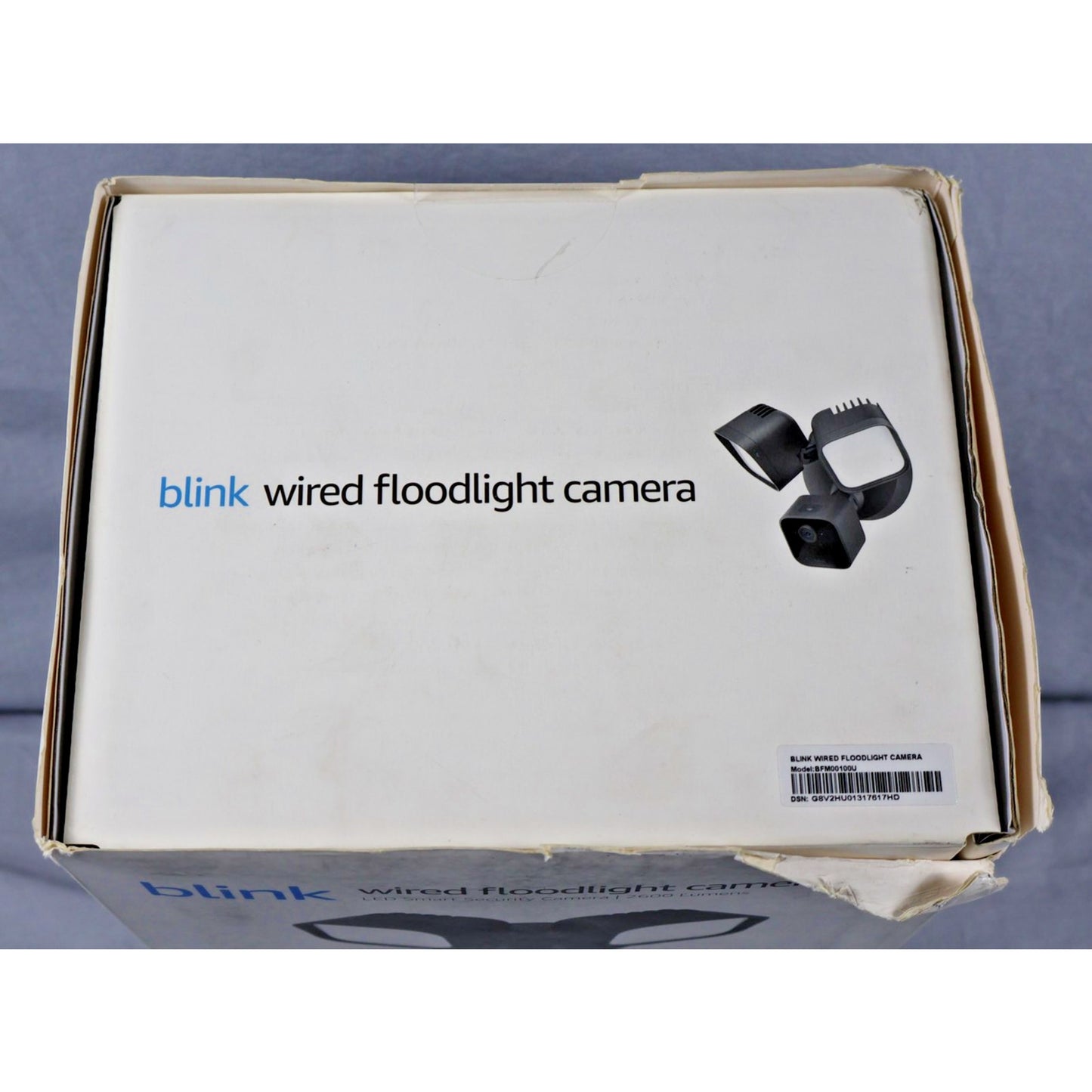 Blink Wired Floodlight Camera LED Security 2600 Lumens Motion Alexa Siren New
