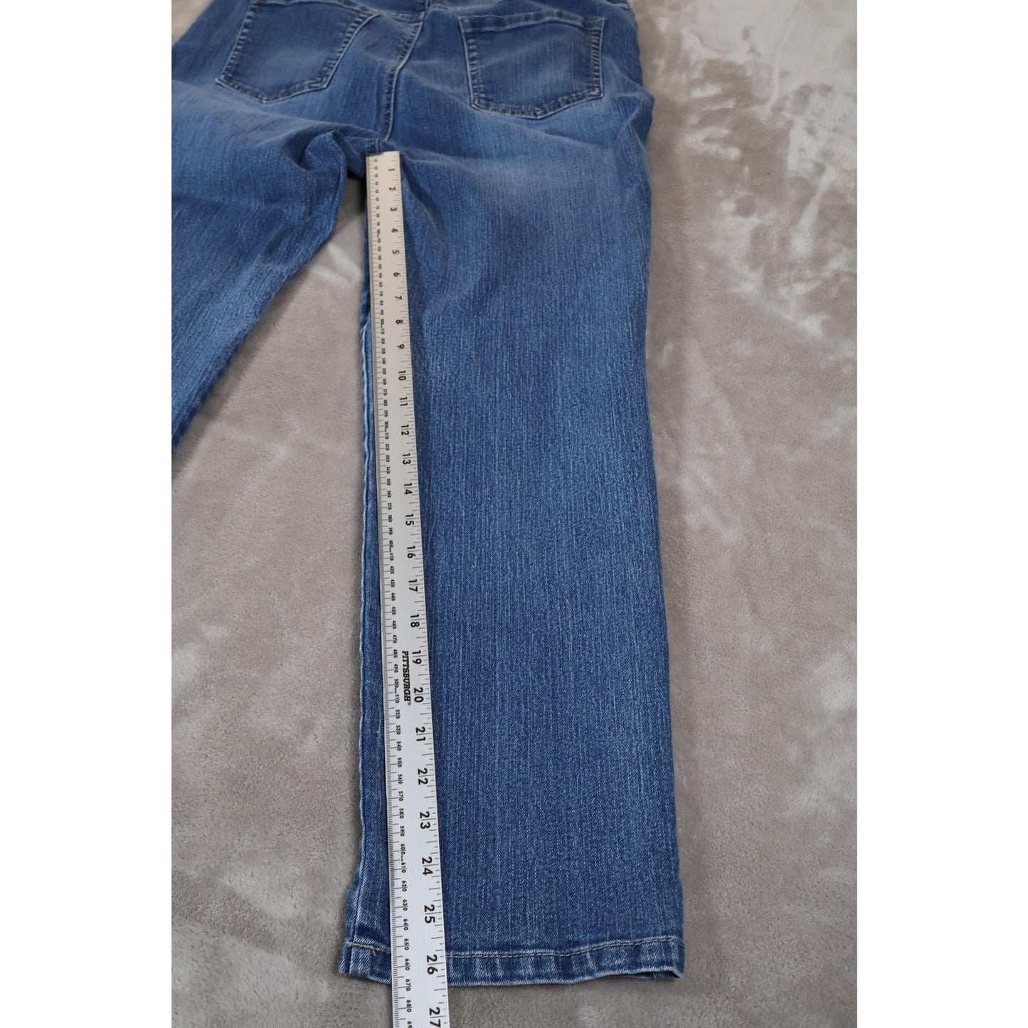Gloria Vanderbilt Jeans Womens 12 Short Amanda Stretch Straight Leg Denim Pants