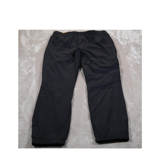 Eddie Bauer Pants Womens 10 Black Fleece Lined Outdoor Athletic Stretch UPF 50+
