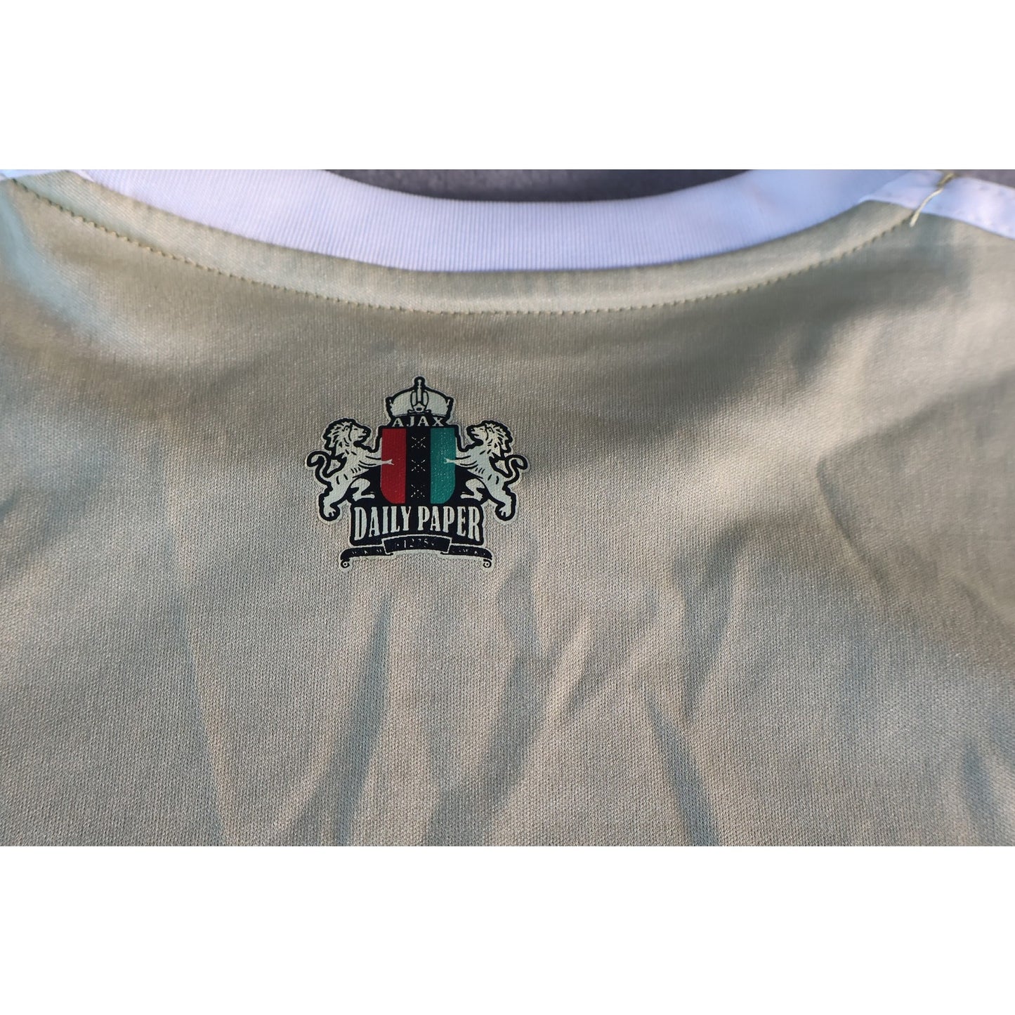 Ajax Amsterdam Shirt Mens XL Daily Paper Ziggo Soccer Jersey 3 Stars Football