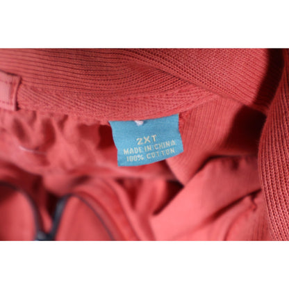 Tommy Bahama Sweater Mens 2XL Red Quarter Zip Pullover Relax Marlin Embroidered