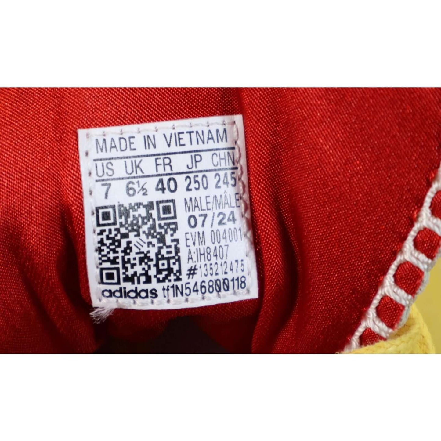 Adidas Wales Bonner Samba Suede Shoes Mens Size 7 Yellow Navy Gum Collab IH8407